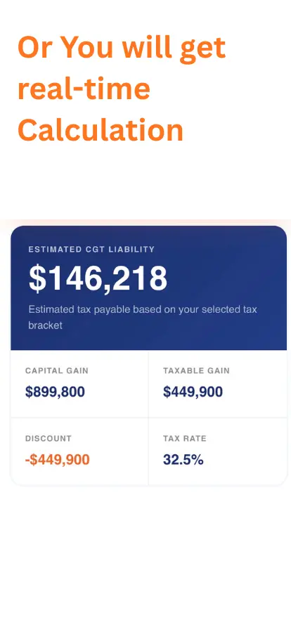 Home 4 cgt tax calculator